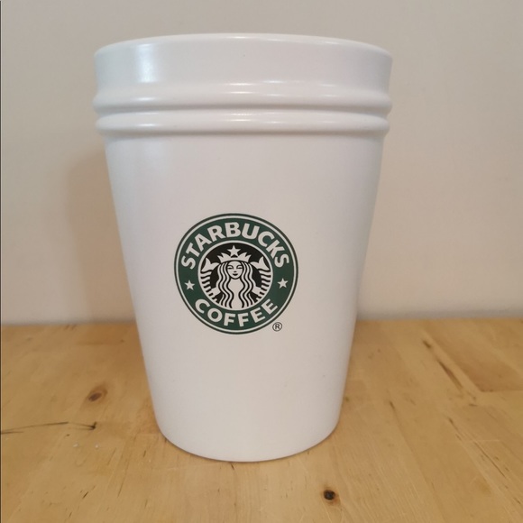 SOLD Ceramic Starbucks canister - Picture 1 of 2
